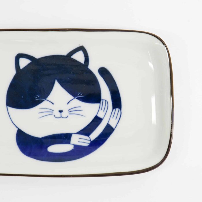 Kawaii – Rectangular Plate – Cat Neko – 16.3 x 10.2 cm - Image 4