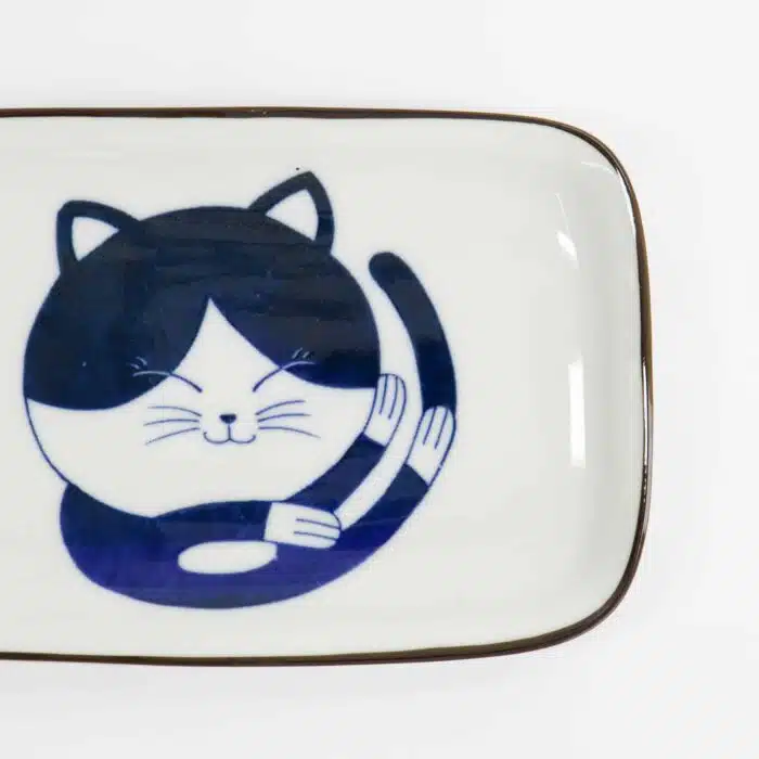Kawaii – Rectangular Plate – Cat Neko – 16.3 x 10.2 cm - Image 4
