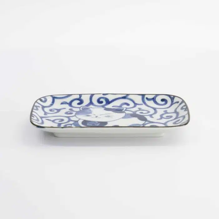 Kawaii – Rectangular Plate – Cat Neko – 16.3 x 10.2 cm - Image 2