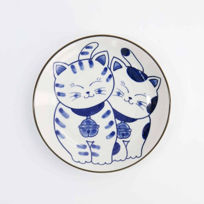 Kawaii - Round - Plate - Cat - Neko - 16.7 x 2.8 cm - Image 5