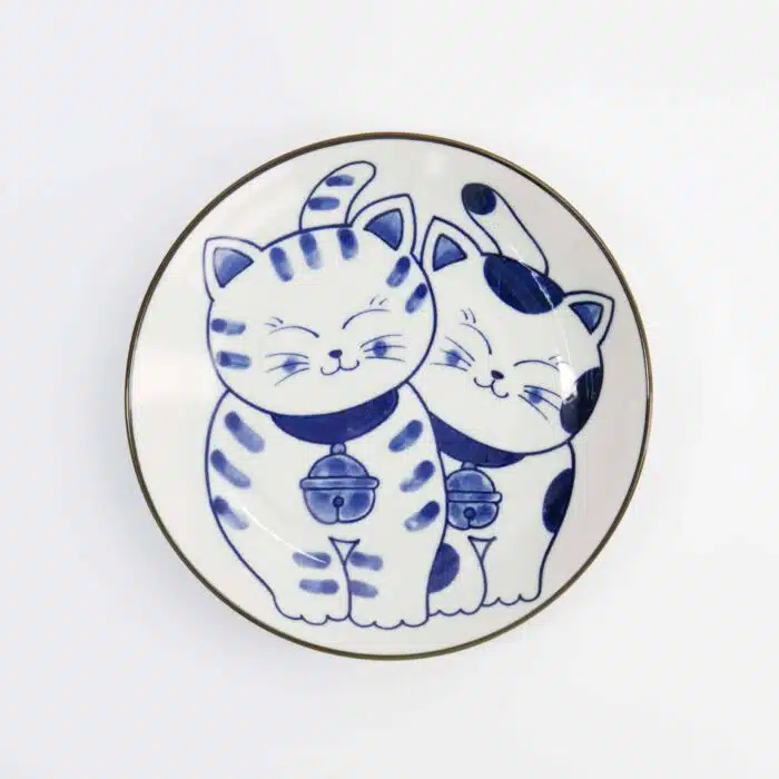 Kawaii - Round - Plate - Cat - Neko - 16.7 x 2.8 cm - Image 5