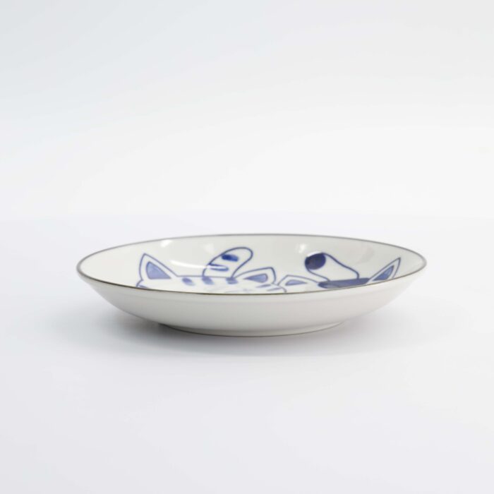Kawaii - Round - Plate - Cat - Neko - 16.7 x 2.8 cm - Image 3