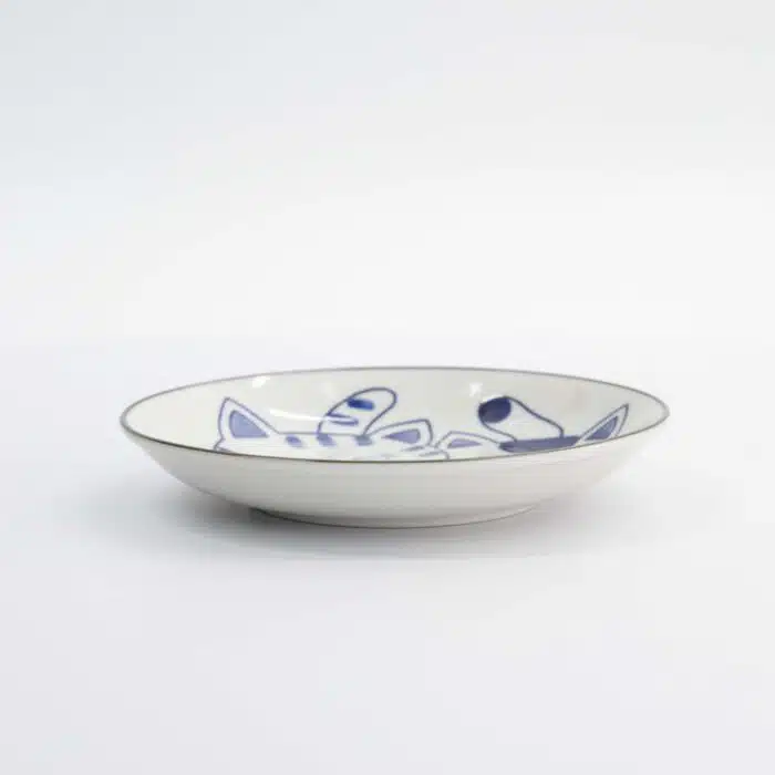 Kawaii - Round - Plate - Cat - Neko - 16.7 x 2.8 cm - Image 3