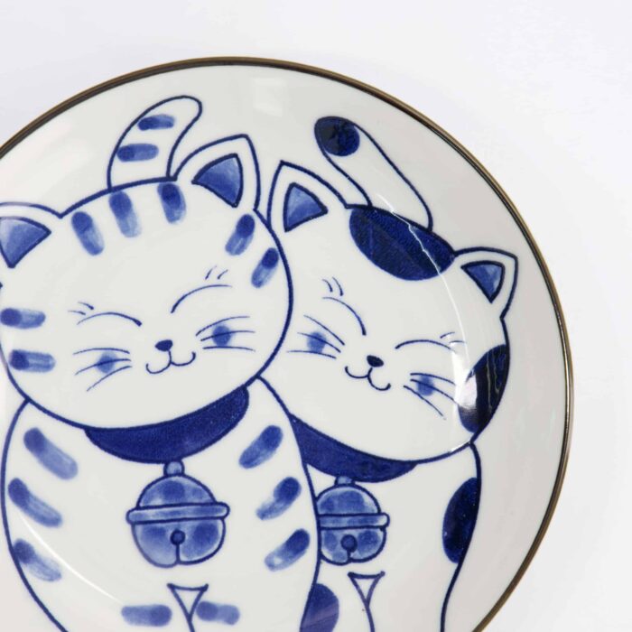 Kawaii - Round - Plate - Cat - Neko - 16.7 x 2.8 cm - Image 4