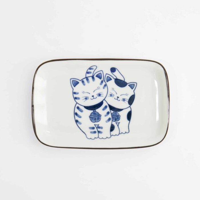 Kawaii - Round - Plate - Cat - Neko - 16.7 x 2.8 cm - Image 3