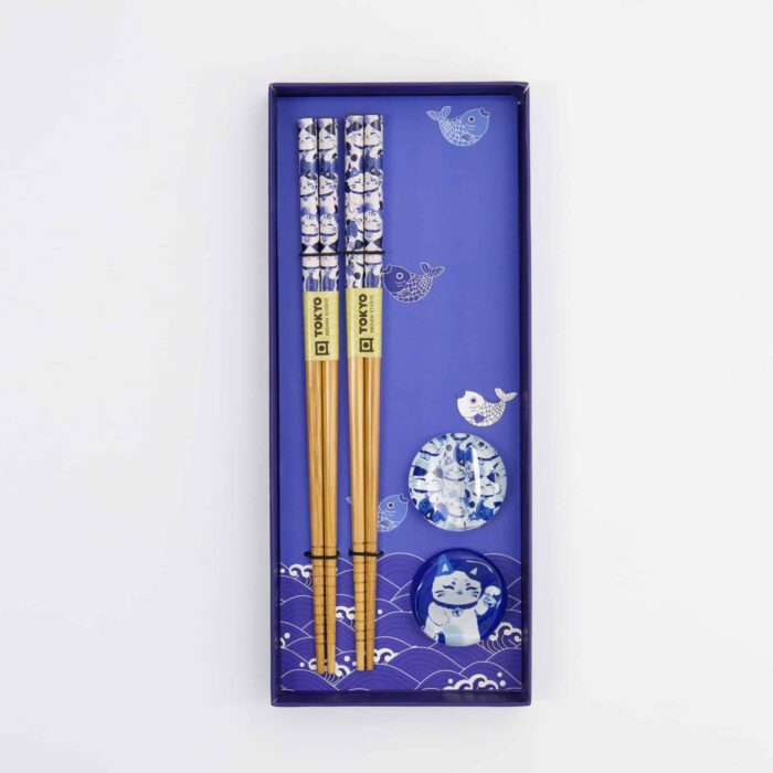 Tokyo Design Studio - Chopsticks Set - Lucky Cat - 2 Pairs - Image 3