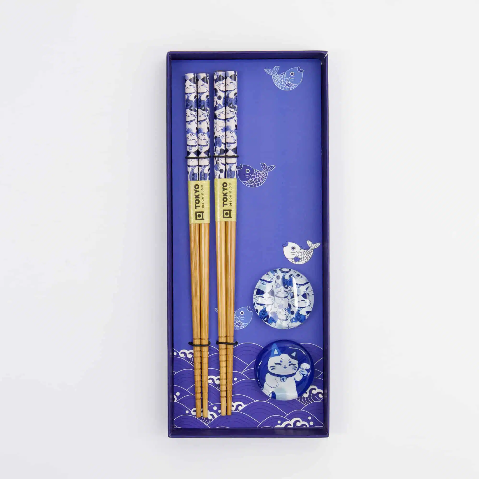 Tokyo Design Studio - Chopsticks Set - Lucky Cat - 2 Pairs - Image 3