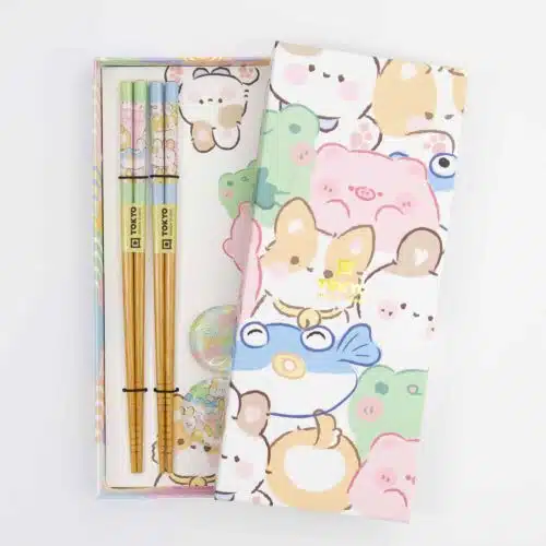 Tokyo Design Studio – Chopsticks Set – Kawaii Dieren – 2 Paar