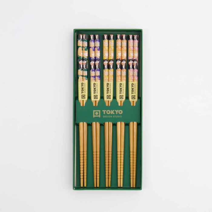 Tokyo Design Studio – Chopsticks Gift Set – Shiba – 5 Pairs - Image 4