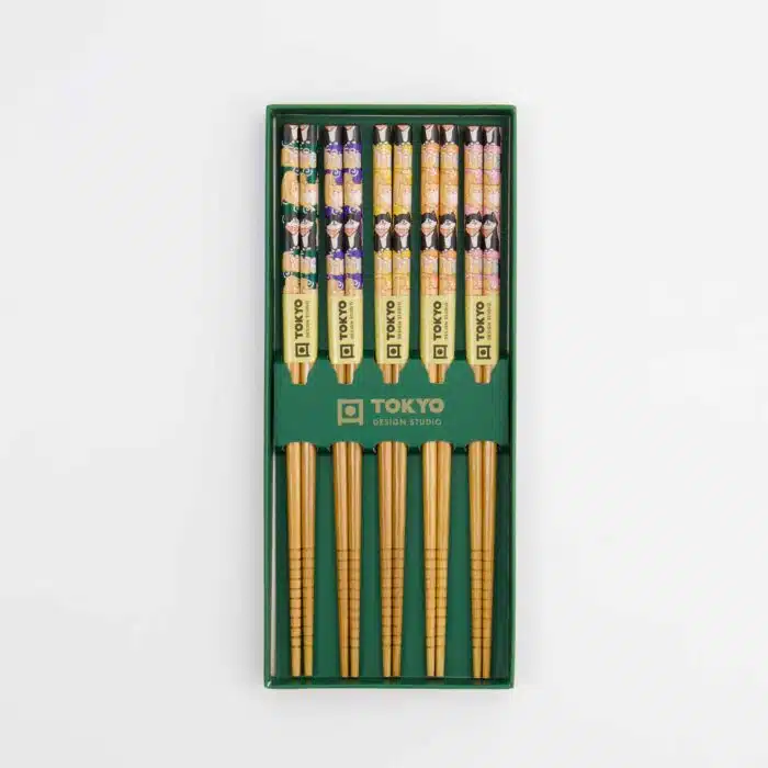Tokyo Design Studio – Chopsticks Gift Set – Shiba – 5 Pairs - Image 4