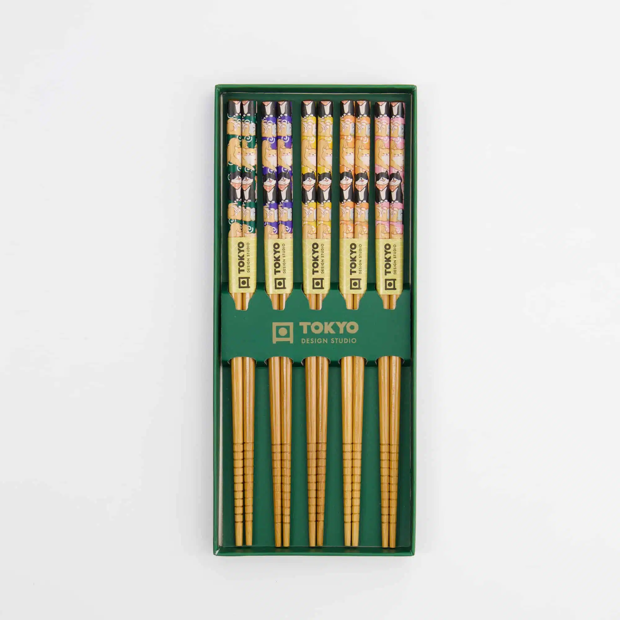 Tokyo Design Studio – Chopsticks Gift Set – Shiba – 5 Pairs - Image 4