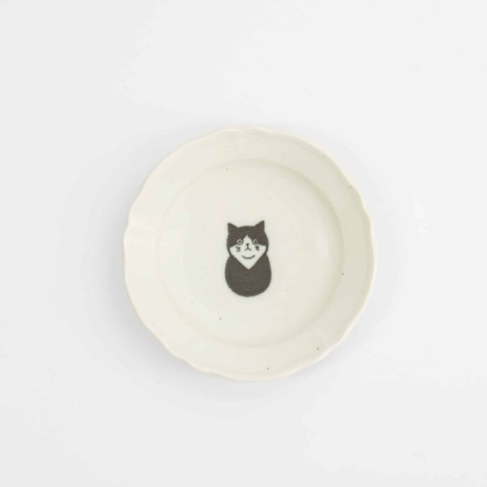 Tokyo Design Studio - Neko Maruke Cat Hachiware - Sauce Dish - 10.2x2.3cm - Image 2