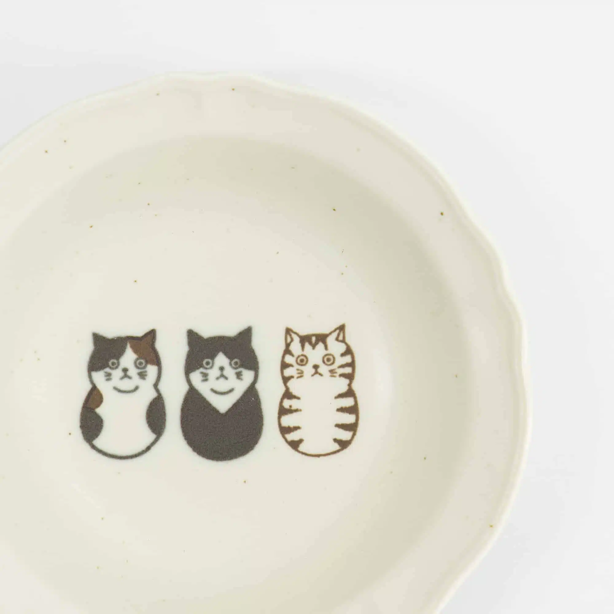 Tokyo Design Studio - Neko Maruke Shallow Bowl - Sauce Dish - 14x3.8cm - Image 2