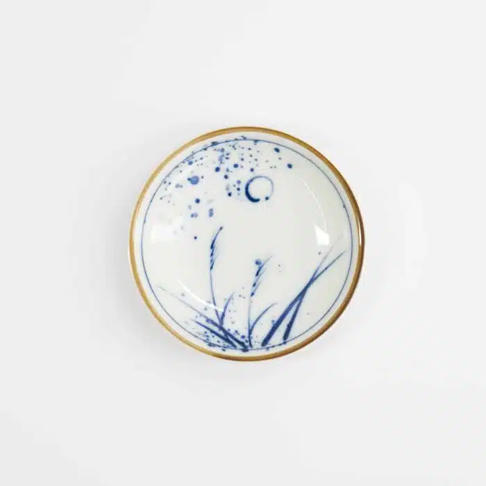 Tokyo Design Studio - Sauce Dish Susuki - Blue - 9.7x2.2cm - Image 3