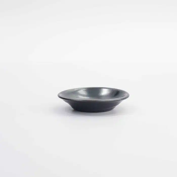 Tokyo Design Studio – Sauce Dish Asanoha – Black – 7.8x1.8cm - Image 2