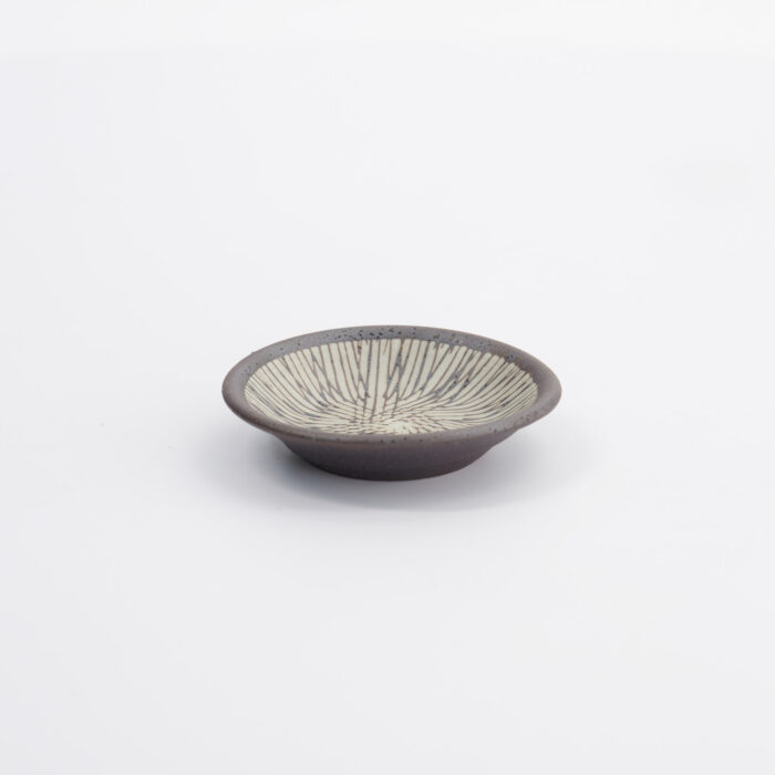 Tokyo Design Studio - Saus Schaaltje Streep - Bruin - 7.8x1.8cm