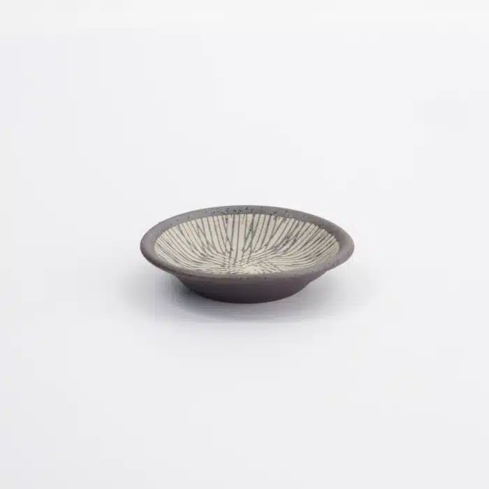 Tokyo Design Studio - Saus Schaaltje Streep - Bruin - 7.8x1.8cm
