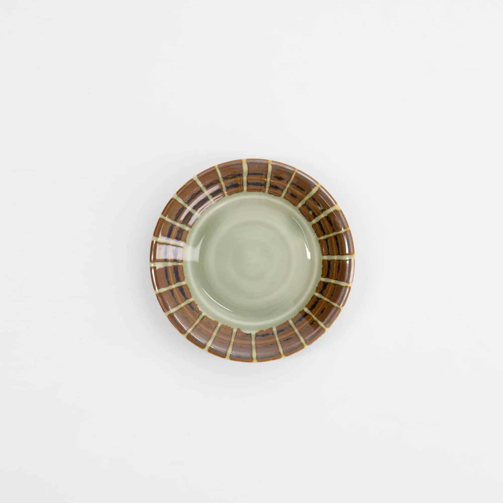 Tokyo Design Studio - Sauce Dish Sabi Tokusa - Brown - 7.8x1.8cm - Image 2