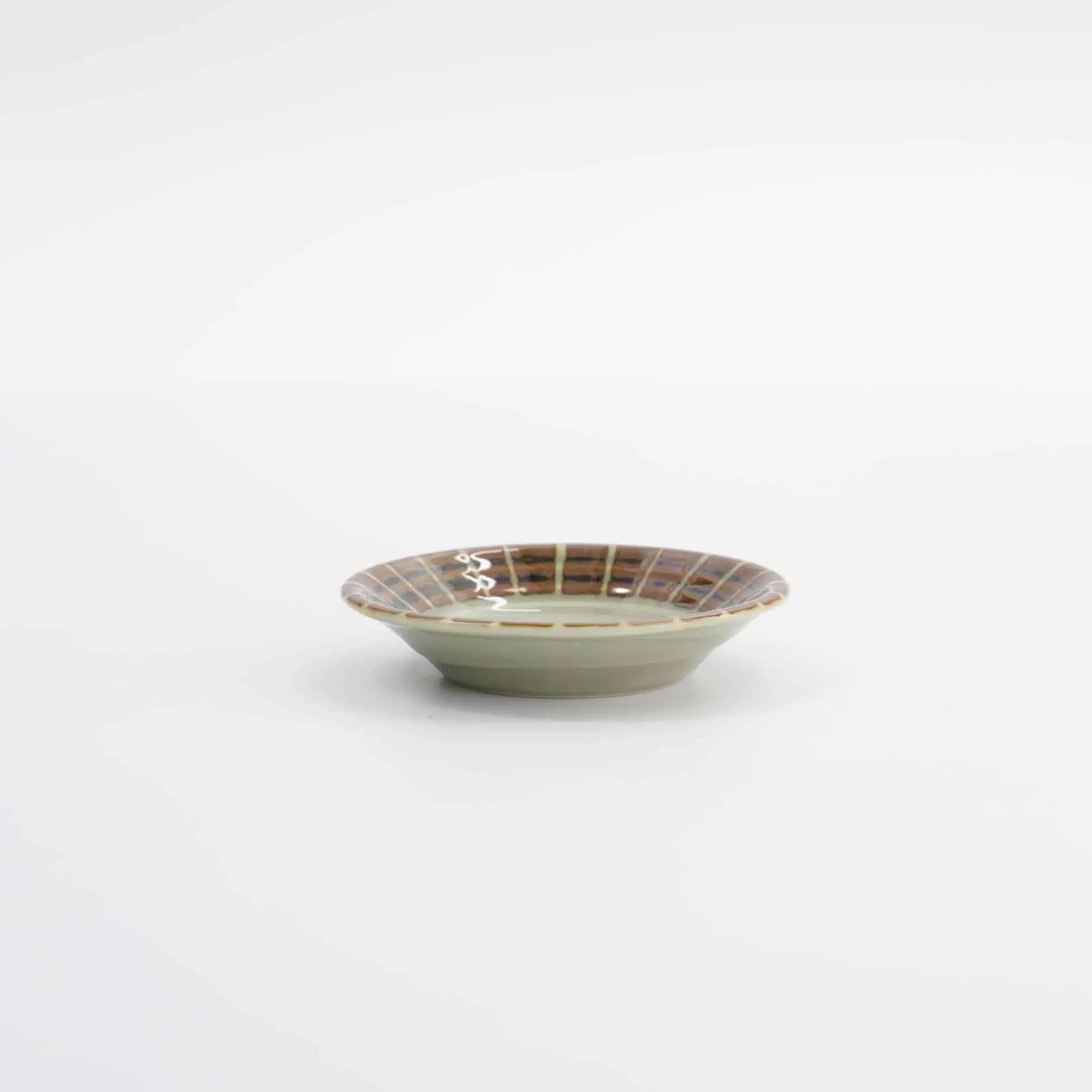 Tokyo Design Studio - Sauce Dish Sabi Tokusa - Brown - 7.8x1.8cm - Image 3
