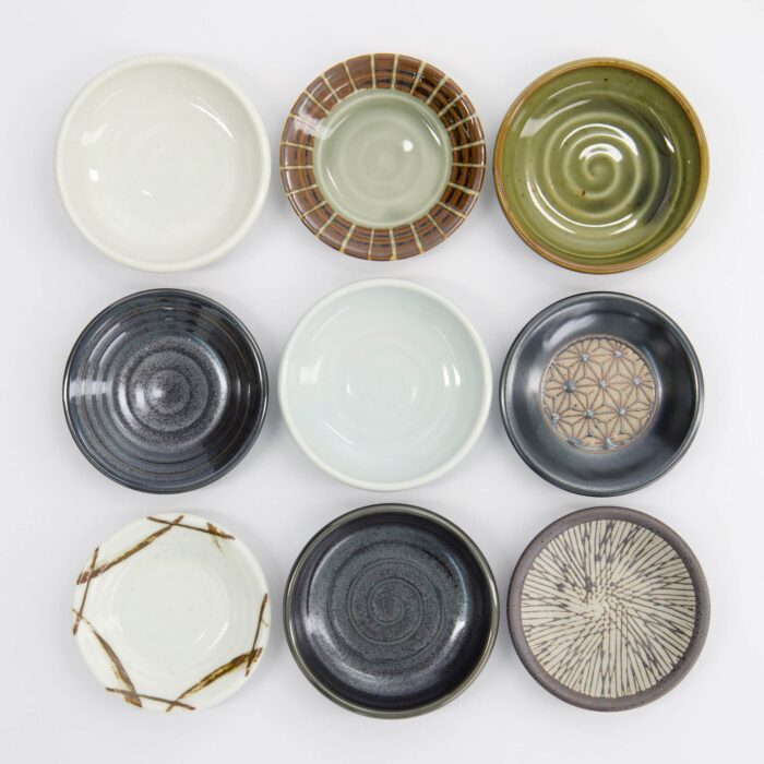 Tokyo Design Studio - Sauce Dish Oribe - Black - 8x2.4cm - Image 4