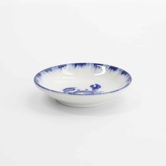 Tokyo Design Studio - Saus Schaaltje Krab - Blauw/Wit - 9x2cm