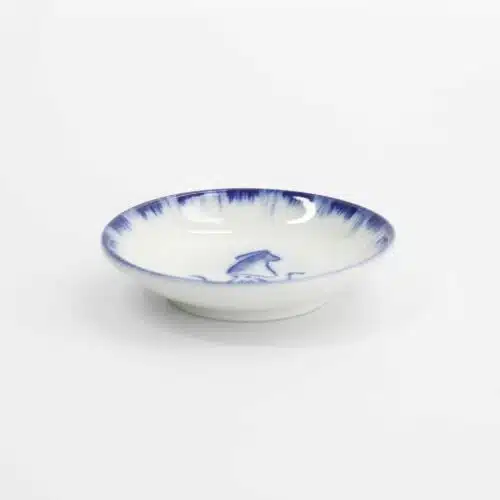 Tokyo Design Studio – Saus Schaaltje Inktvis – Blauw/Wit – 9x2cm