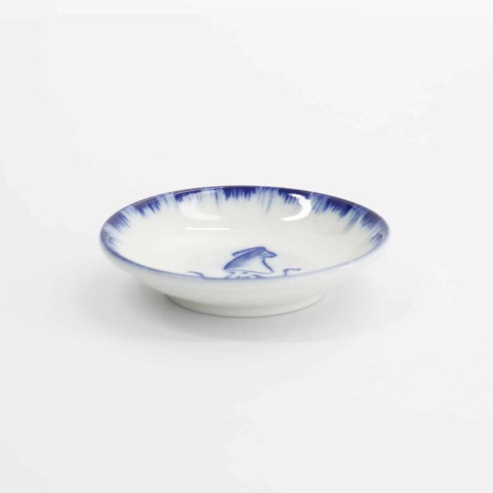 Tokyo Design Studio – Saus Schaaltje Inktvis – Blauw/Wit – 9x2cm
