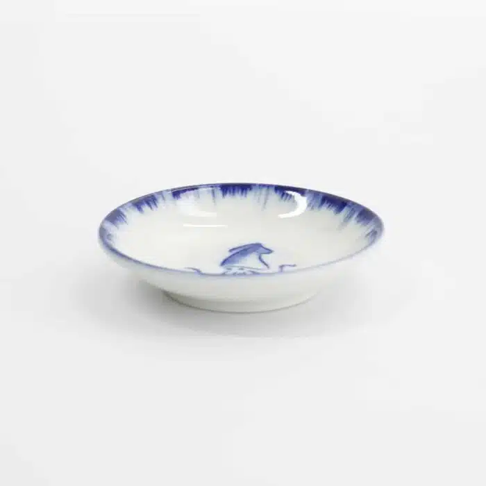 Tokyo Design Studio – Saus Schaaltje Inktvis – Blauw/Wit – 9x2cm