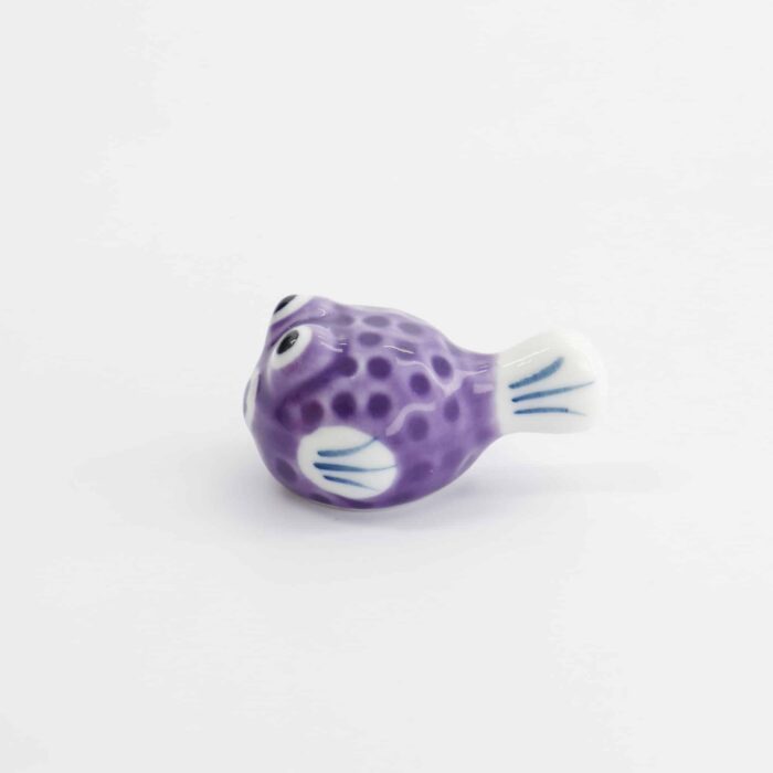 Tokyo Design Studio - Chopsticks - Chopstick Rest Blowfish - Purple - Image 2