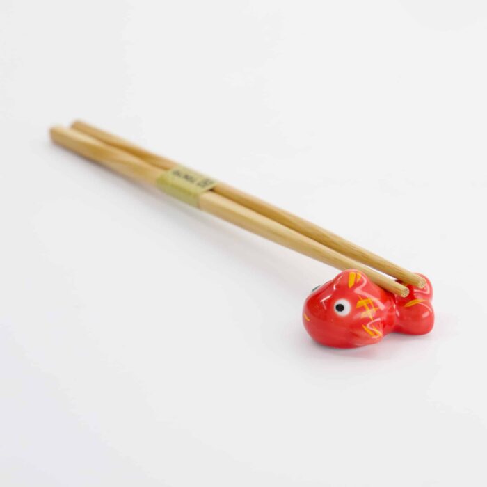 Tokyo Design Studio – Chopsticks Rest – Goldfish – Red - Image 4
