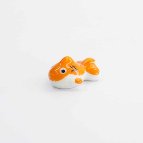 Tokyo Design Studio - Eetstokjeshouder - Goudvis - Oranje