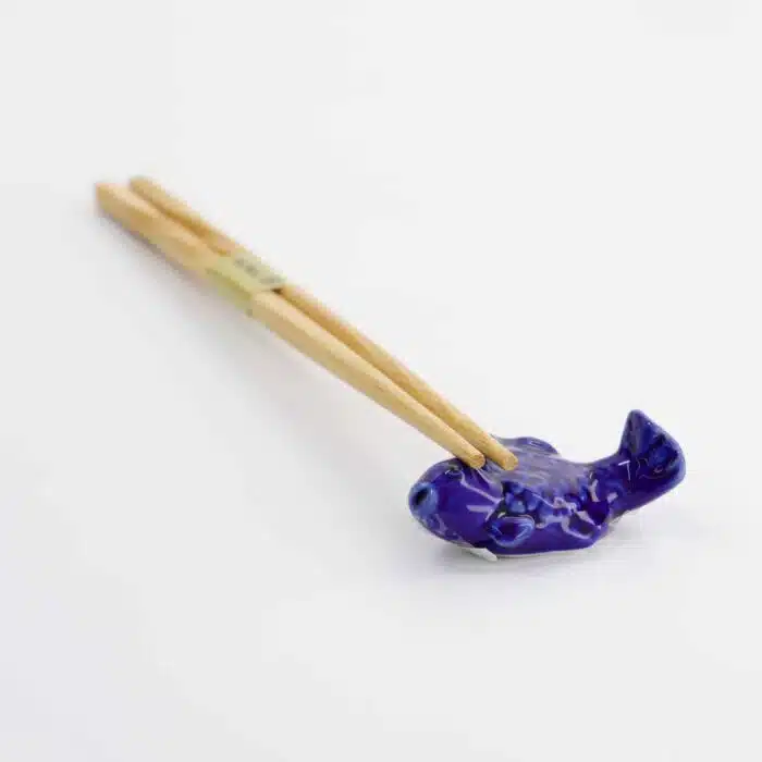 Tokyo Design Studio – Chopsticks Rest – Fish – Blue - Image 4