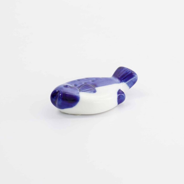 Tokyo Design Studio - Chopstick Rest - Fish - Blue/White - Image 2