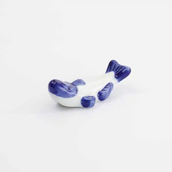 Tokyo Design Studio - Chopstick Rest - Fish - Blue/White - Image 2