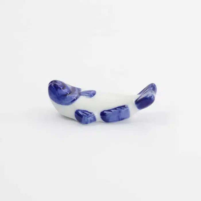 Tokyo Design Studio - Chopstick Rest - Fish - Blue/White - Image 3