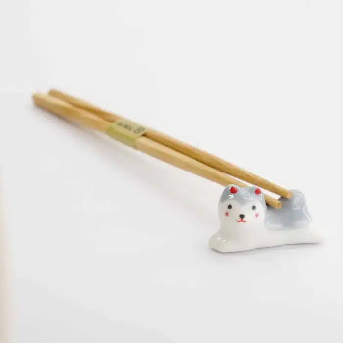 Tokyo Design Studio - Chopstick Rest - Shiba - Grey - Image 4
