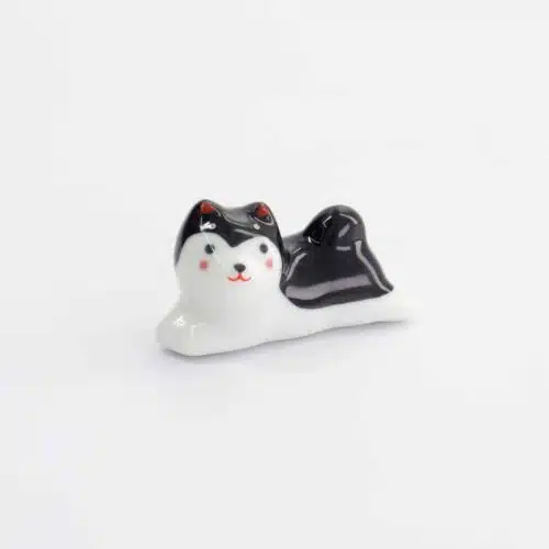 Tokyo Design Studio - Chopstick Houder - Shiba - Zwart/Wit