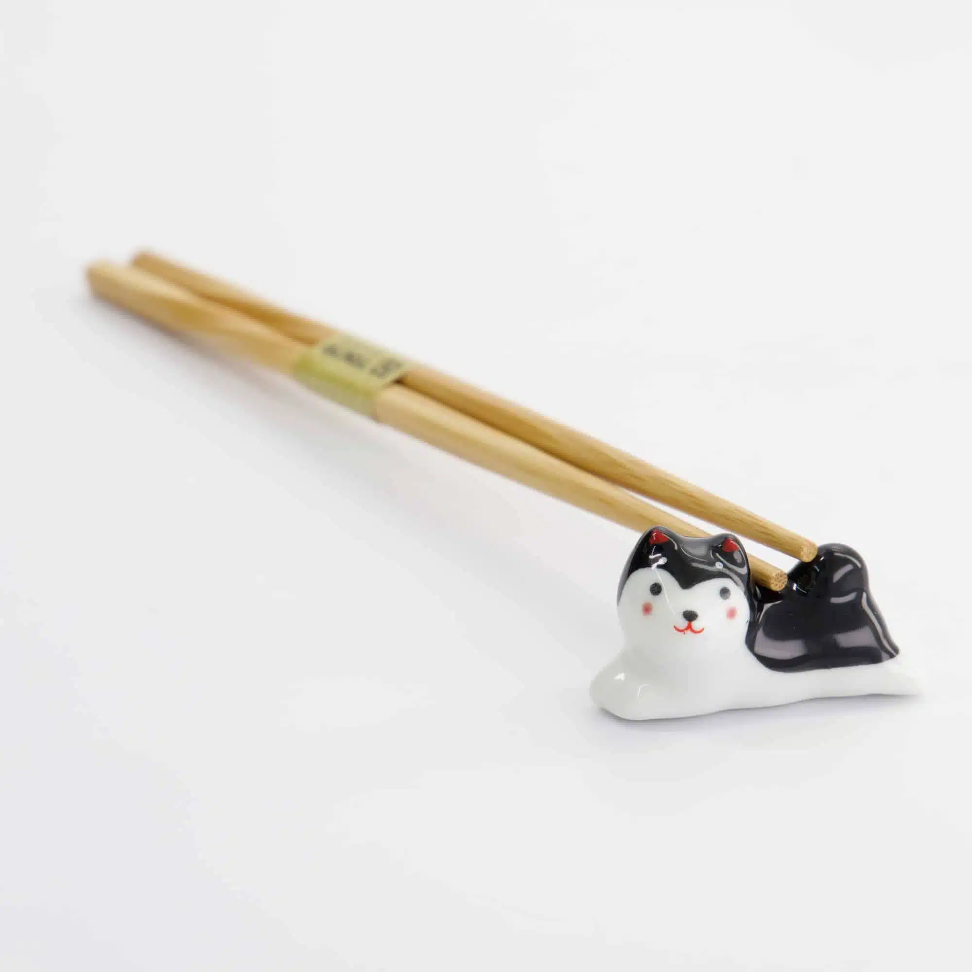 Tokyo Design Studio - Chopstick Rest - Shiba - Black/White - Image 4