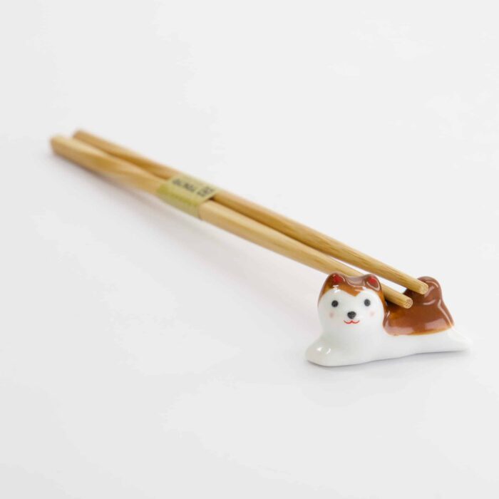 Tokyo Design Studio - Chopsticks Rest - Shiba - Brown - Image 4