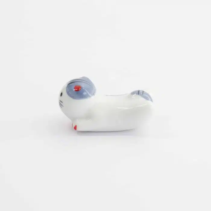 Tokyo Design Studio – Chopsticks Rest – Cat – Grey - Image 2