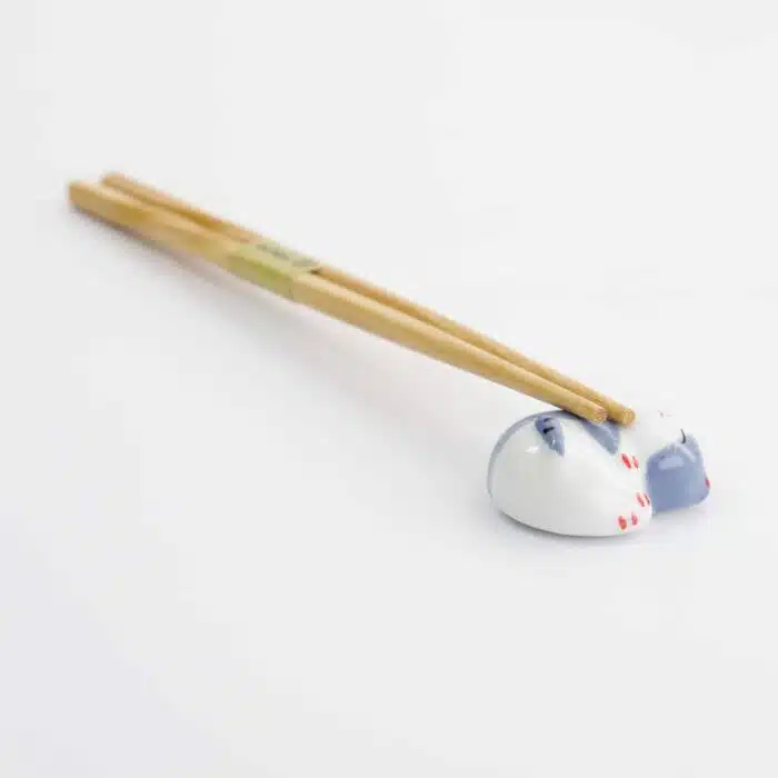 Tokyo Design Studio – Chopsticks Rest – Cat – Grey - Image 4