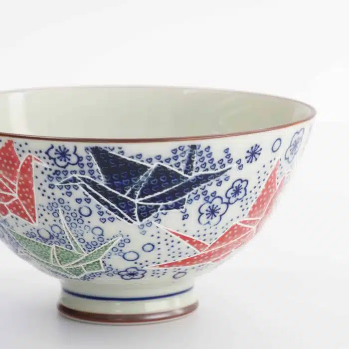 Tokyo Design Studio - Kawaii - Rice Bowl - Origami Crane - 11.5x6cm - 300ml - Blue - Image 4