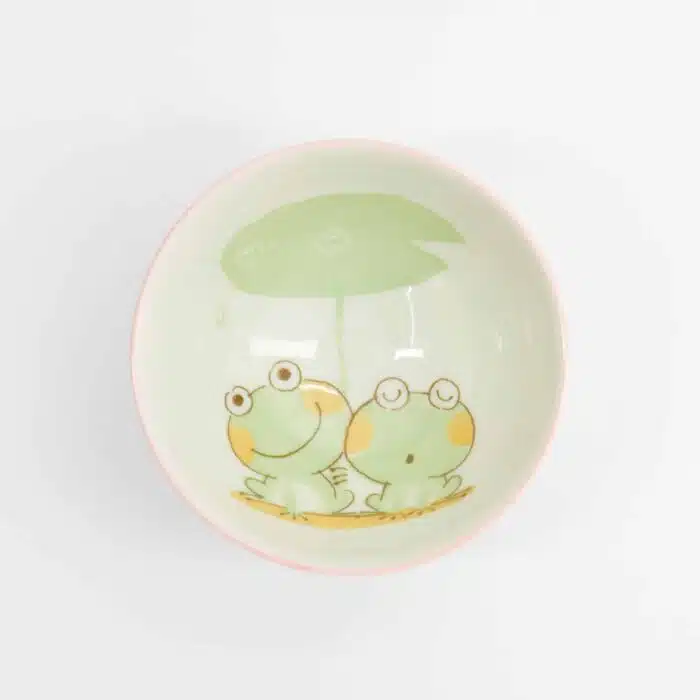 Tokyo Design Studio – Kawaii Rice Bowl – Frog – Pink – 11.4x6.2cm – 300ml - Image 2