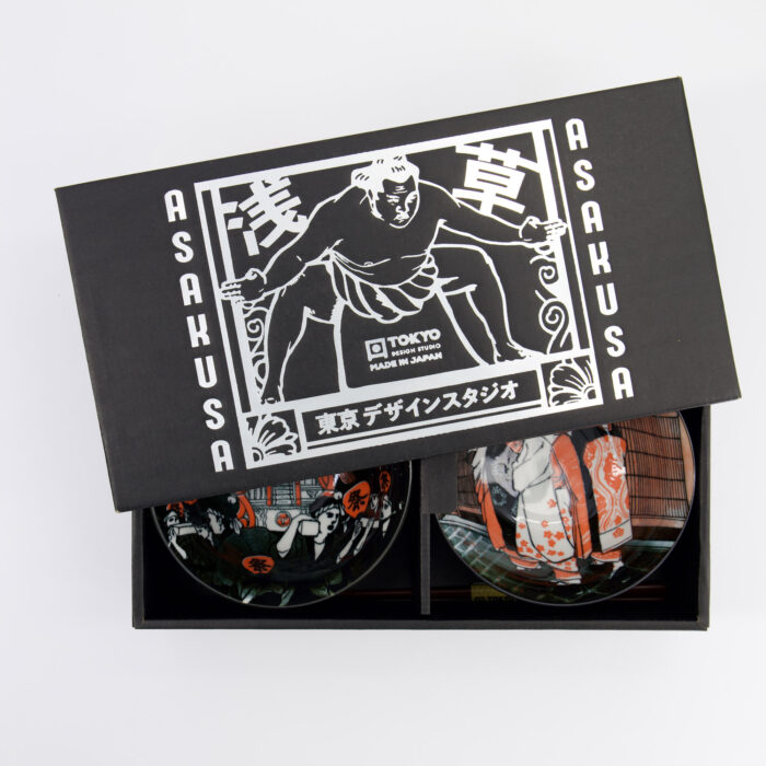 Tokyo Design Studio - Asakusa - Noodle Bowls Set C (Matsuri/Geisha) - 2 Persons - 14.8x7cm - 550ml - Image 5