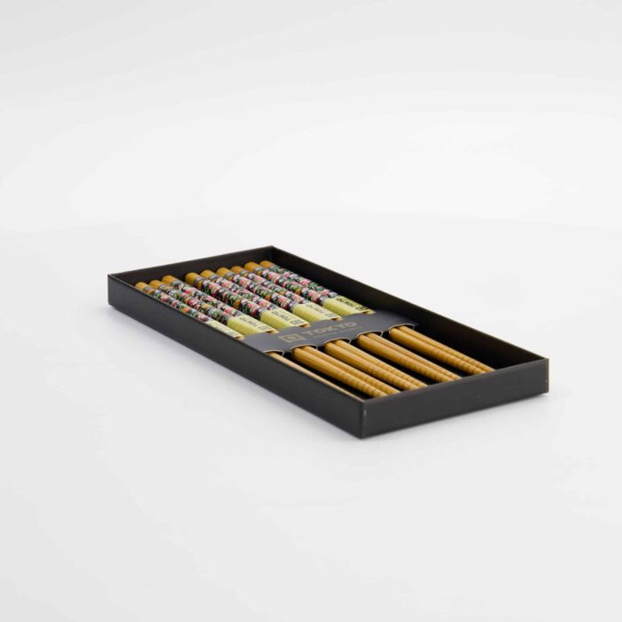 Tokyo Design Studio – Chopstick Gift Set – 5 Pairs – Flower Design - Image 5