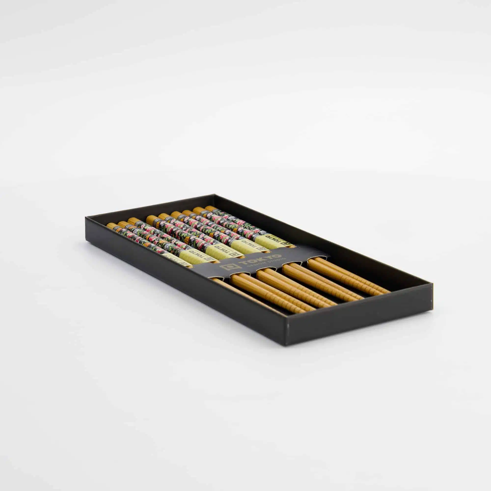 Tokyo Design Studio – Chopstick Gift Set – 5 Pairs – Flower Design - Image 5
