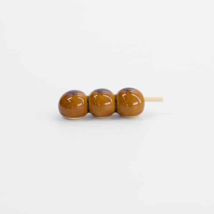 Tokyo Design Studio – Kawaii – Chopsticks Rest – Mitarashi Dango – 5x1.5x1.5cm - Image 4