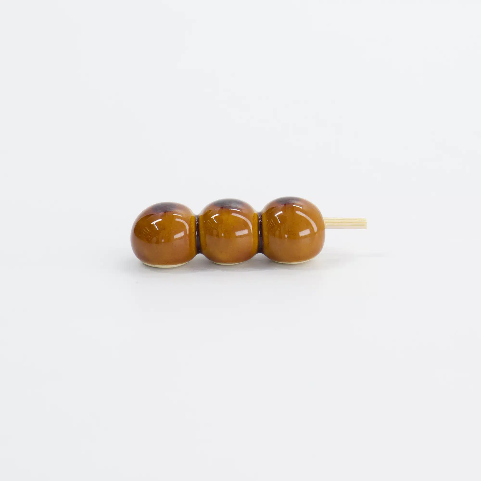 Tokyo Design Studio – Kawaii – Chopsticks Rest – Mitarashi Dango – 5x1.5x1.5cm - Image 4