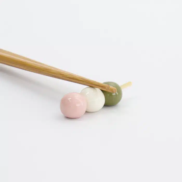 Tokyo Design Studio – Kawaii – Chopstick Rest – 3 Colors Dango – 5x1.5x1.5cm - Image 2