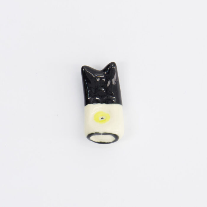 Tokyo Design Studio - Kawaii - Chopstick Rest - Koinobori Black - 3.6x1.8x1.5cm - Image 3